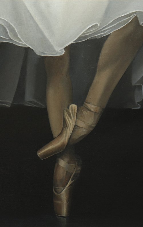 Ballet Feet, Dancer on Pointe by Alex Jabore