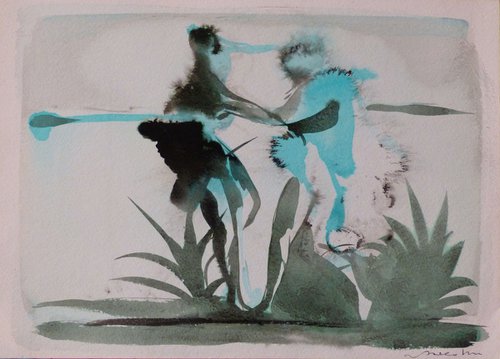 The Swimmers, 25x32 cm ES by Frederic Belaubre