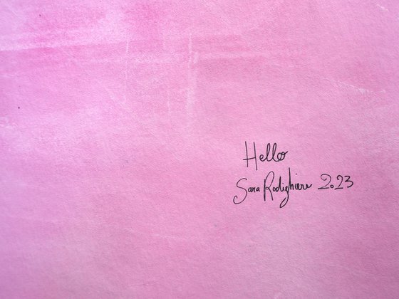 Hello - bold portrait