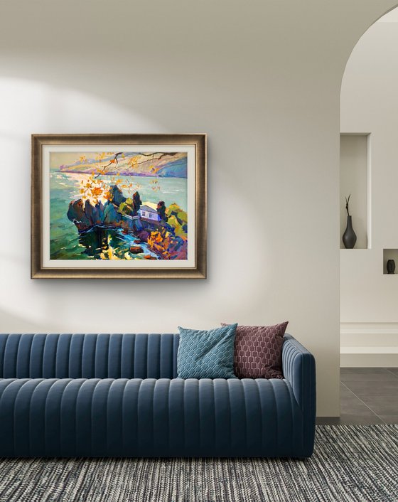 The sun is bright today