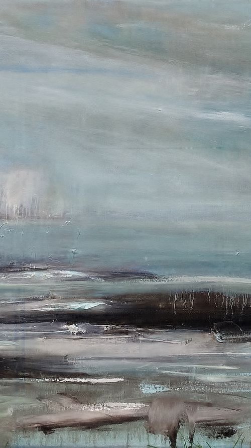 Misty White Cliffs by Nikki Wheeler