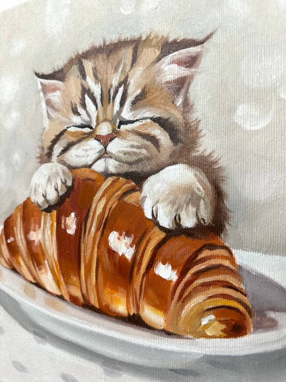 Sleeping on a Croissant