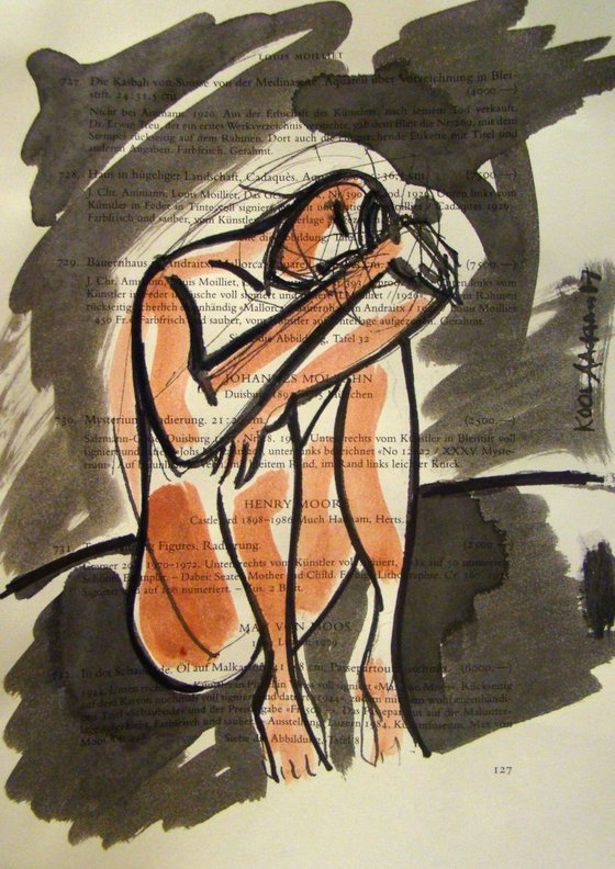 Sketch of Male Nude