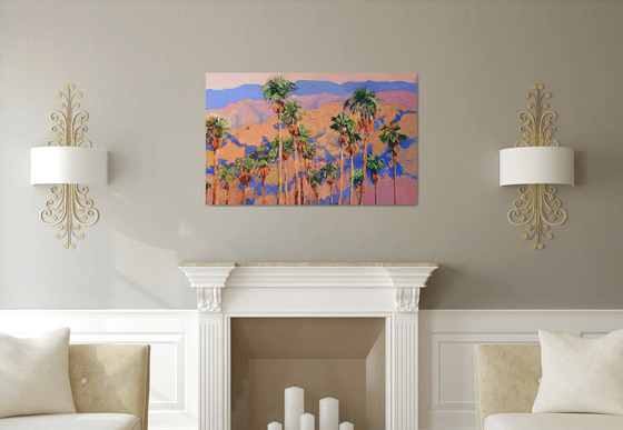 Palm Trees from Desert