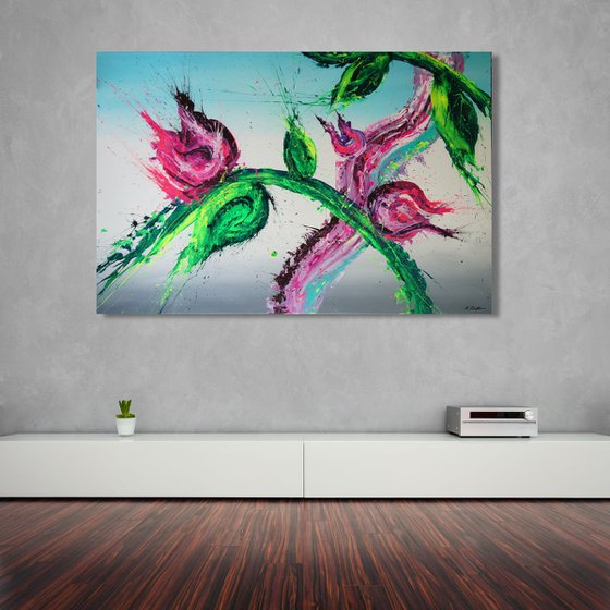 In Bloom (Spirits Of Skies 216147) (120 x 180) XXL (48 x 72 inches)