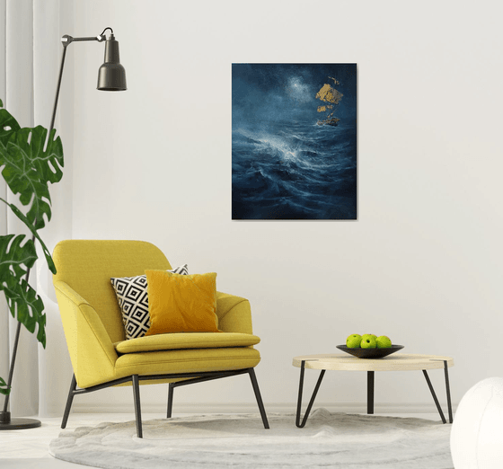 " Harbor of destroyed dreams - Storms pass ,.... Don't give up on your Dreams "