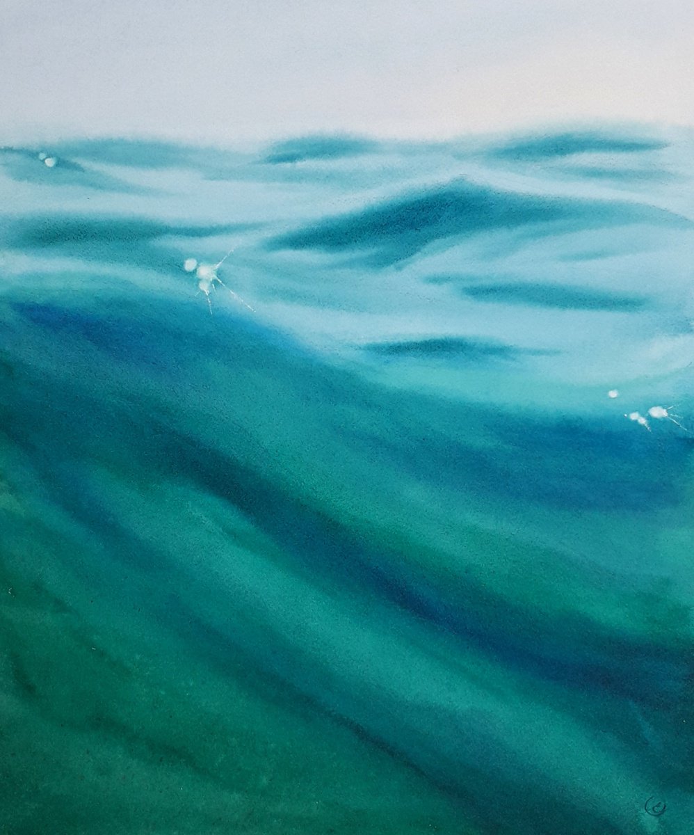 Among the waves by Elena Bogacheva