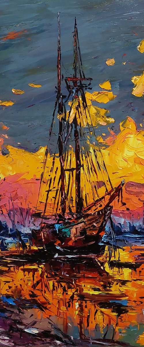 Fire on the Water by Andranik Harutyunyan