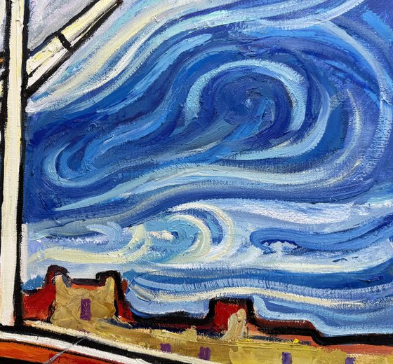 Dance of reflections. Saint-Tropez