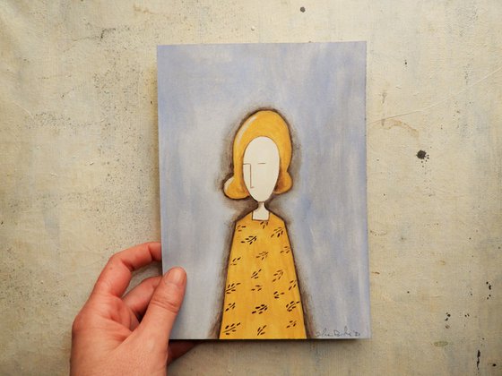 The Lady in yellow