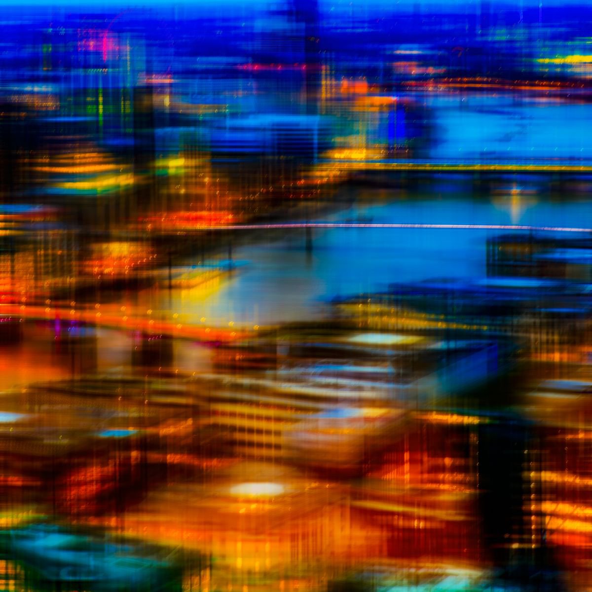 Linear London The Thames Limited Edition #1/50 10x10 inch Photographic Print. by Graham Briggs