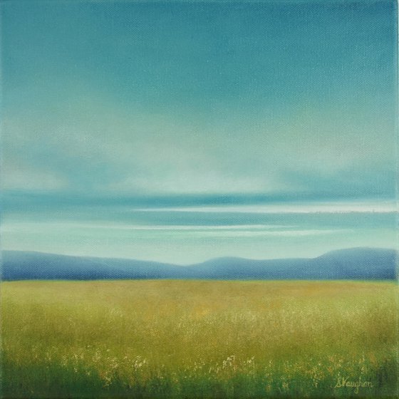 Summer Grasses - Blue Sky Landscape