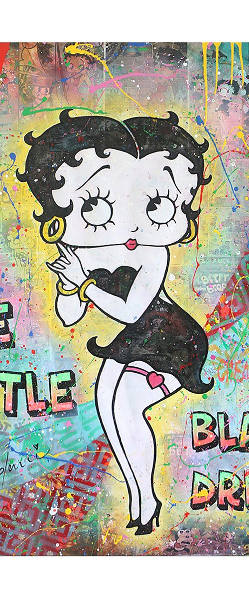 The Little Black Dress Betty Boop by Gardani Art
