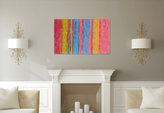 Sweet Home - Palette Knife Textured art