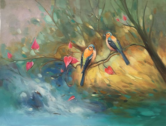 Parrots on the branch k039