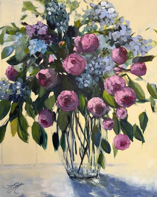 Vase Full Of Summer 1 by Sandra Gebhardt-Hoepfner