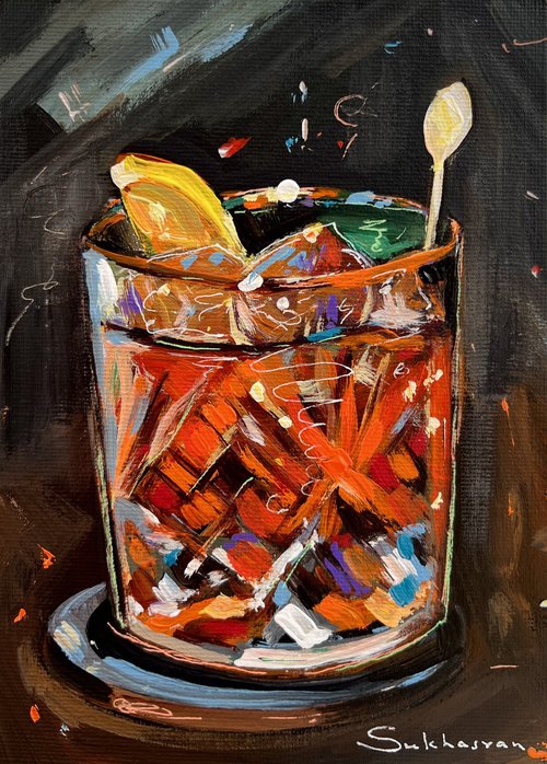 Whiskey on the Rocks by Victoria Sukhasyan