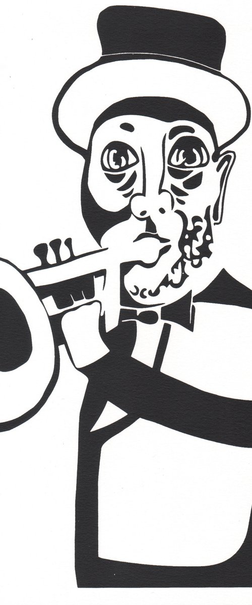 Louis Armstrong (Jazz Series) by KIMI KAA