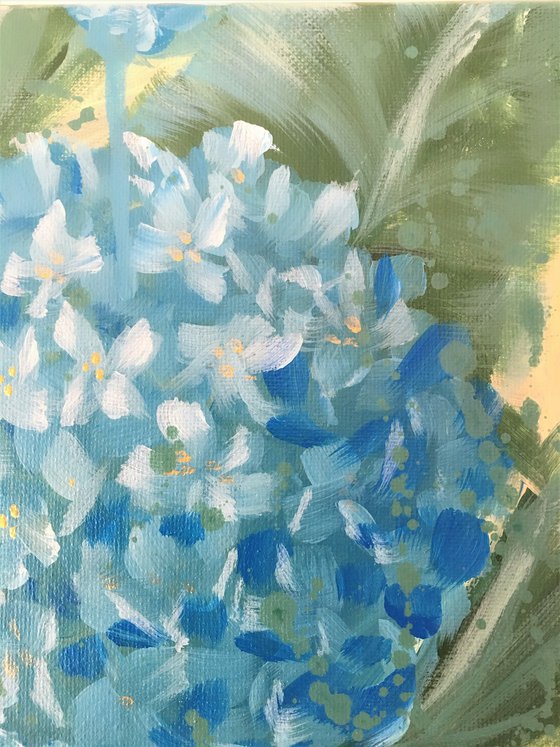 Serenity Within - Blue Hydrangeas