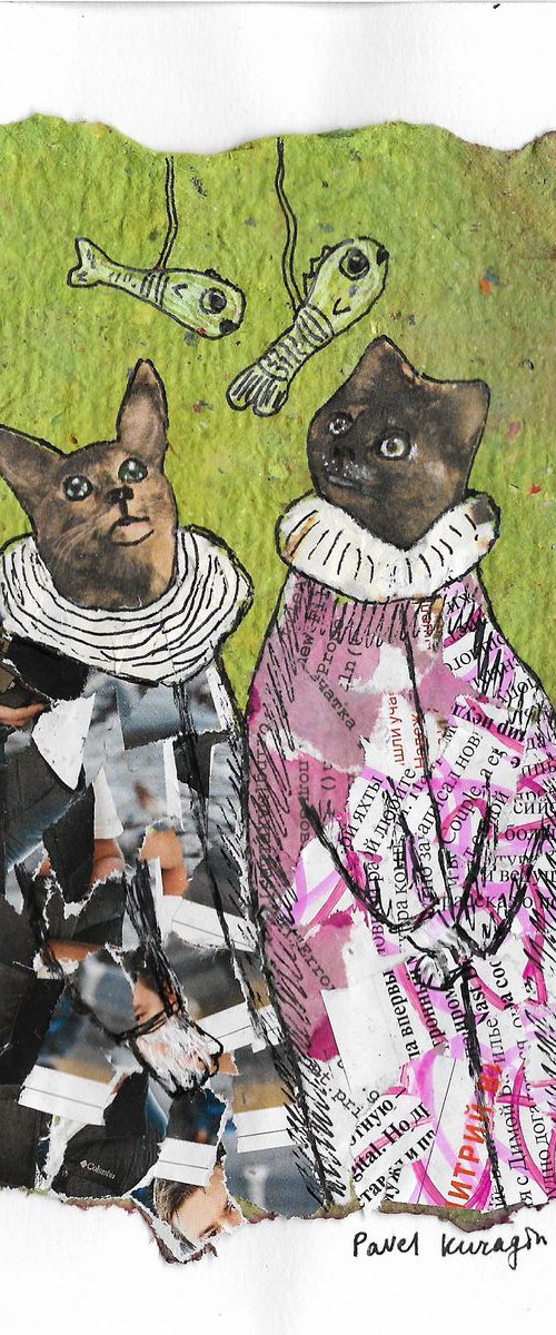 Two fishes and Cats by Pavel Kuragin