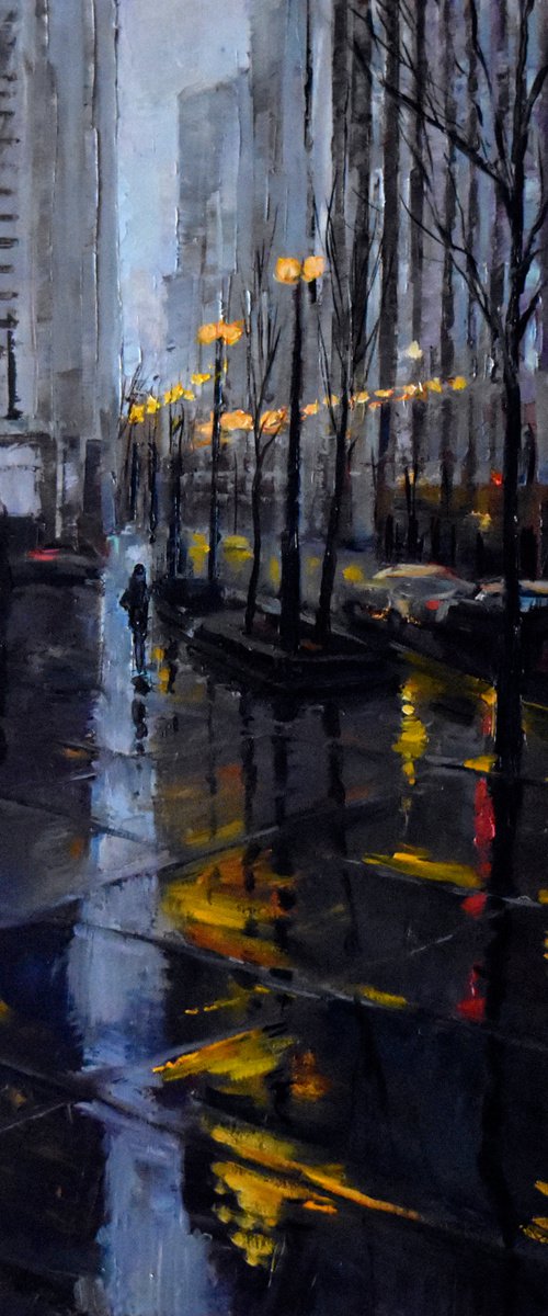 Rain in the city by Serghei Ghetiu