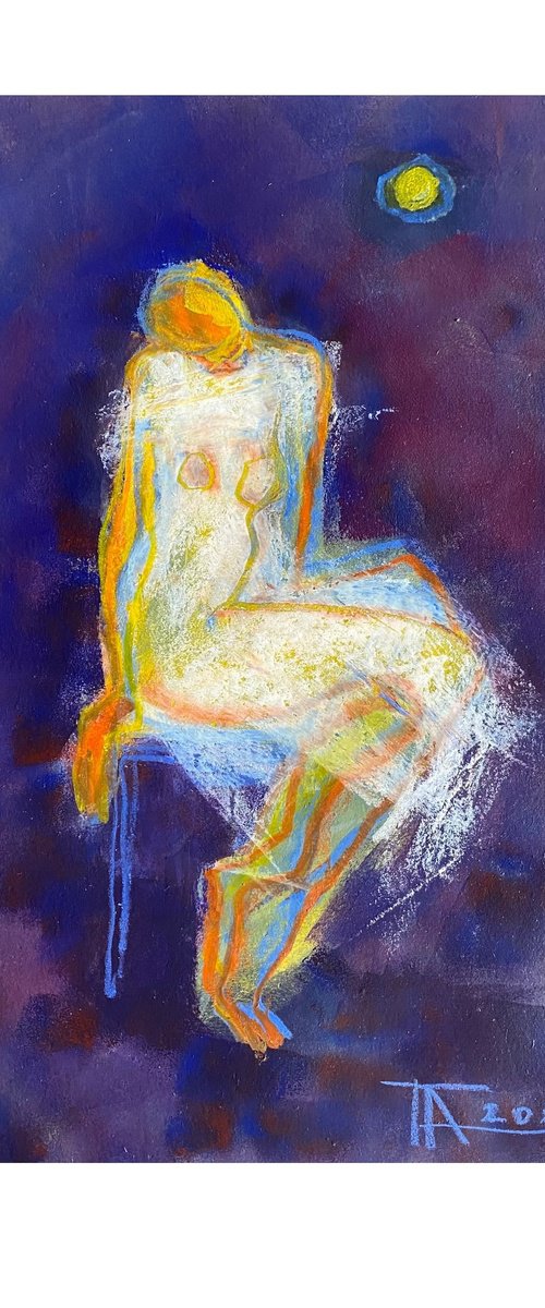 Margot and the moon. by Tatjana Auschew