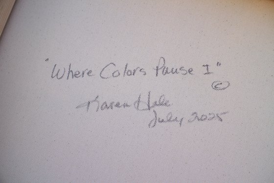 Where Colors Pause I