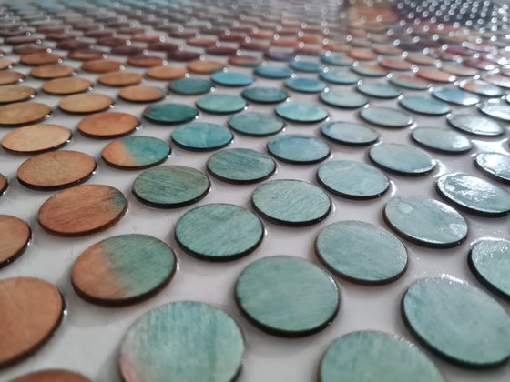 Warm sunshine (n.722) - Dot Art series