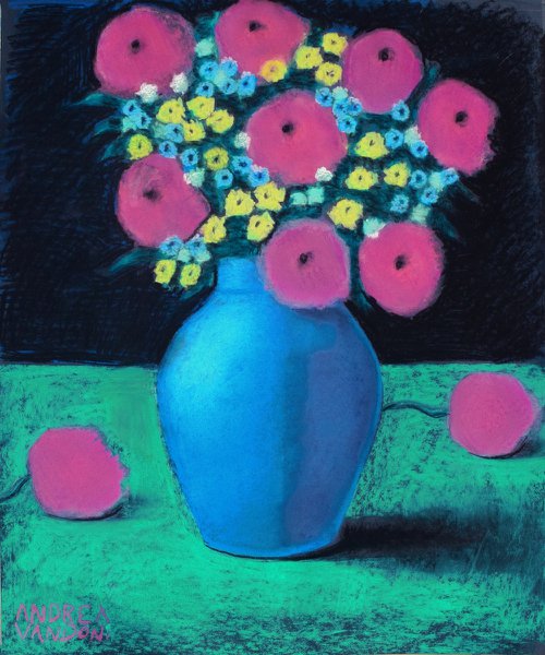 VASE OF FLOWERS - 4 - SPECIAL PRICE FOR ONE WEEK ONLY by Andrea Vandoni