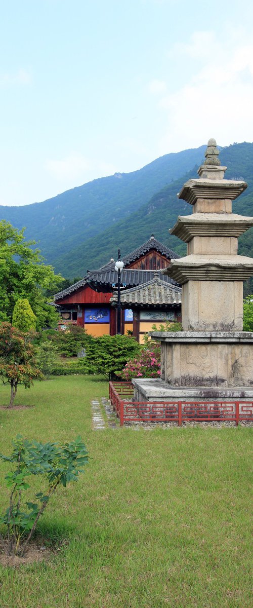 Stone Standing Still Among Green by sangwon jeon