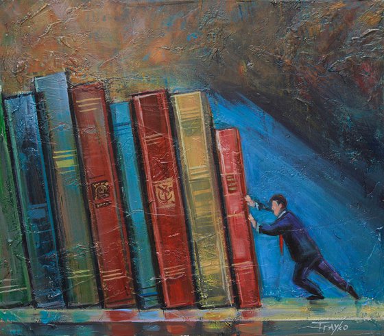 Books Painting by Trayko Popov