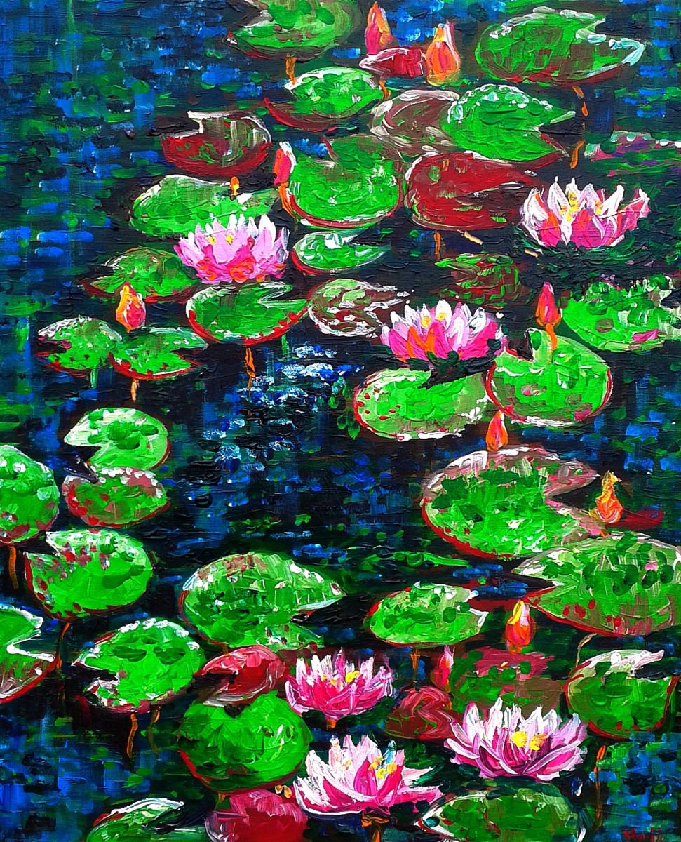 Water lilies by Marily Valkijainen