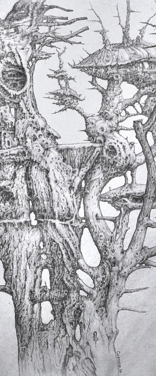House that grows by itself. Habitat №03 by Sergei Skachkov
