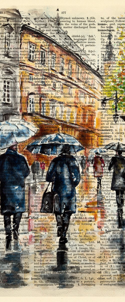 Rainy Day in Krakow by Misty Lady - M. Nierobisz