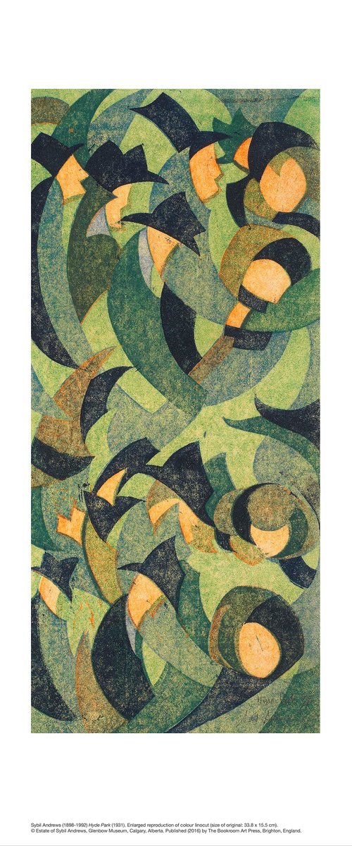 Hyde Park by Sybil Andrews