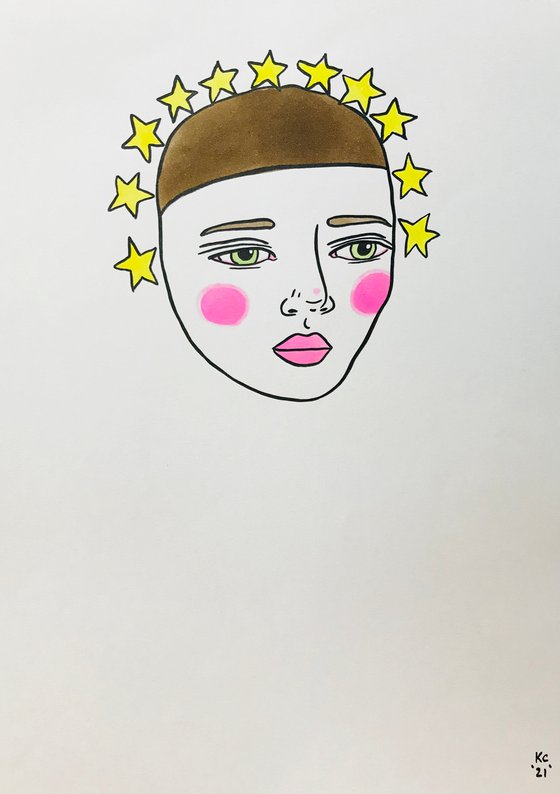 Portrait with Stars