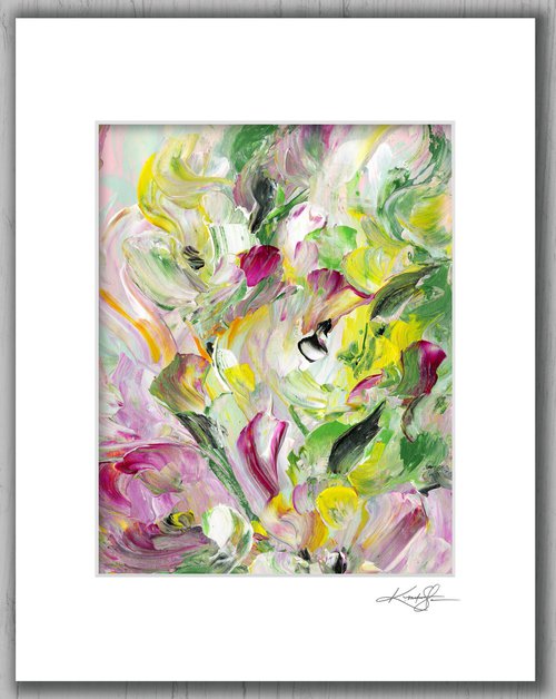 Floral Fall 6 - Floral Abstract Painting by Kathy Morton Stanion by Kathy Morton Stanion