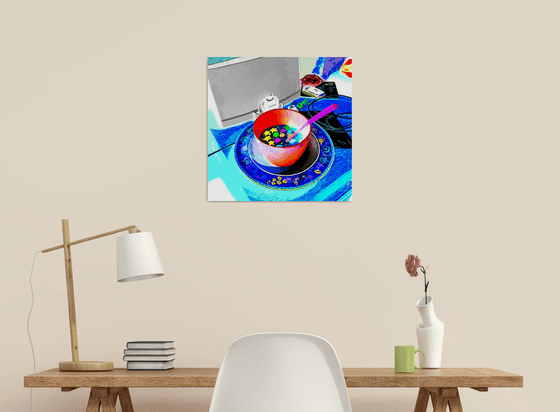 Still life with stars and keys