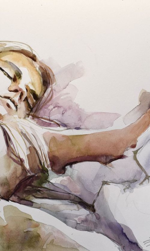 Sleeping beauty by Goran Žigolić Watercolors