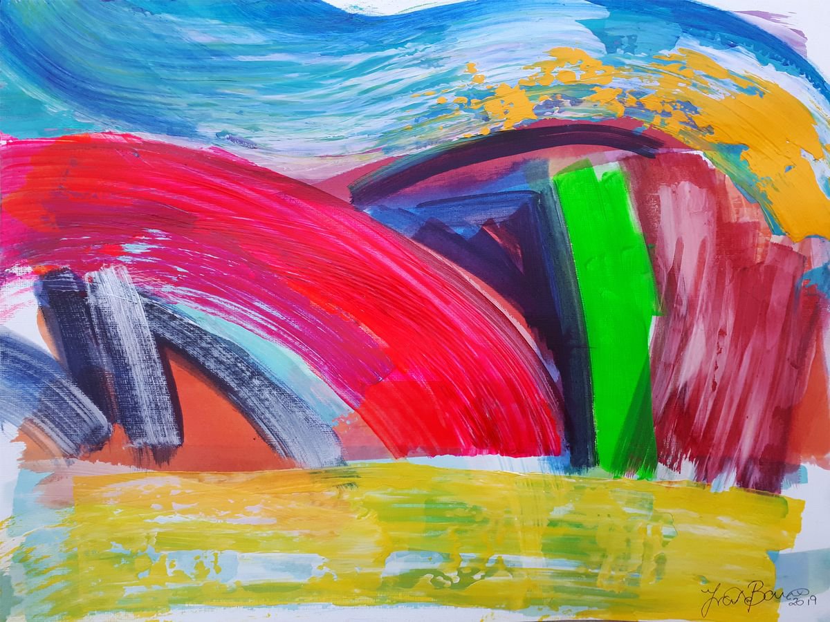  Pavilion Of Light By Frank Barnes, 16 X 12, Artwork For Sale On Artfinder