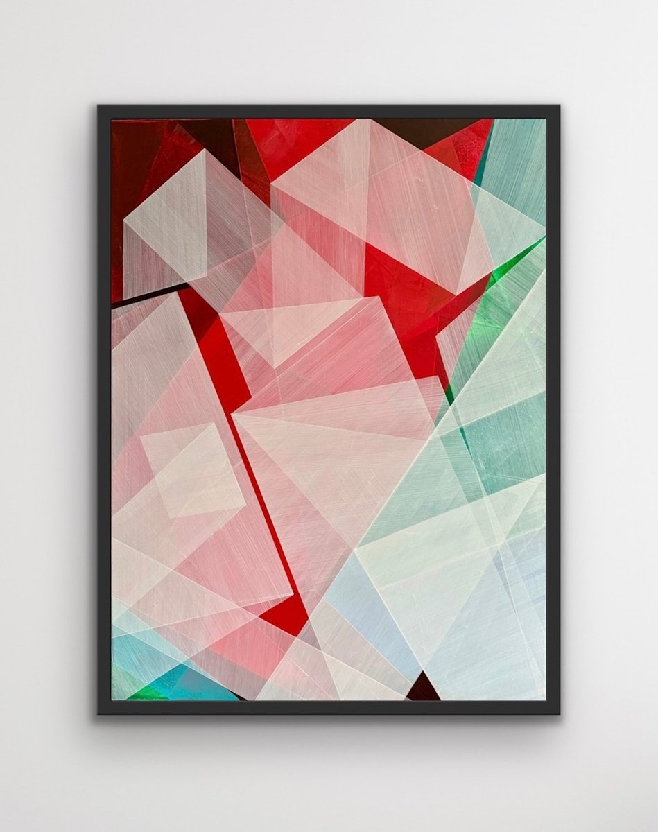 Magical Striped Reality # 1 By Arinika Stratievsky, 19 X 25, Artwork For Sale On Artfinder