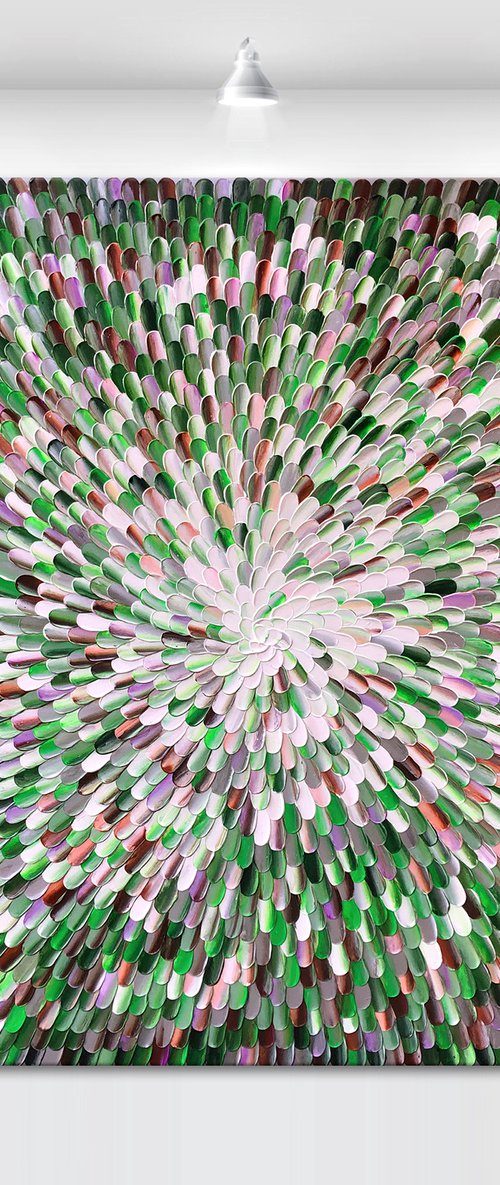 ‘Photosynthesis VII' - 40x40" by Tatiana Georgieva