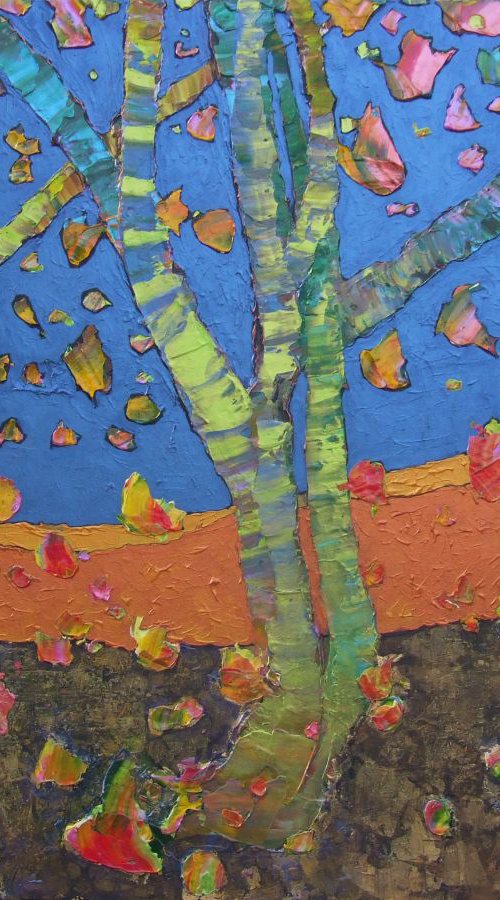 Four Trees by Anna  Styrc