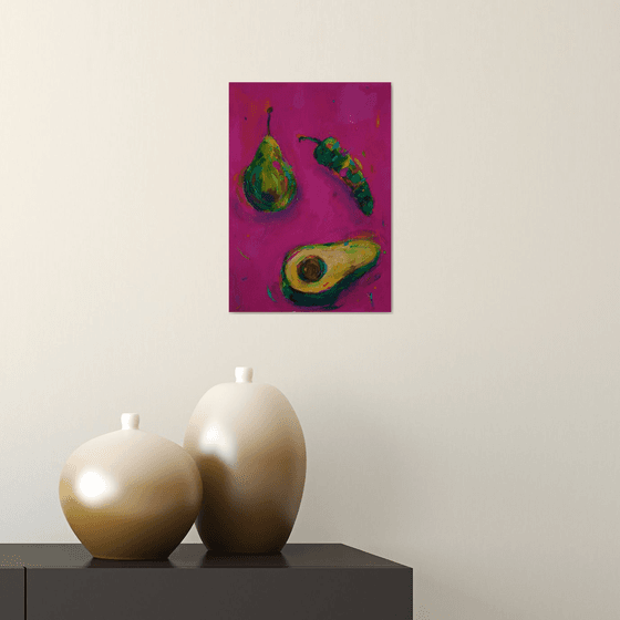 Pear, Chili, Avocado