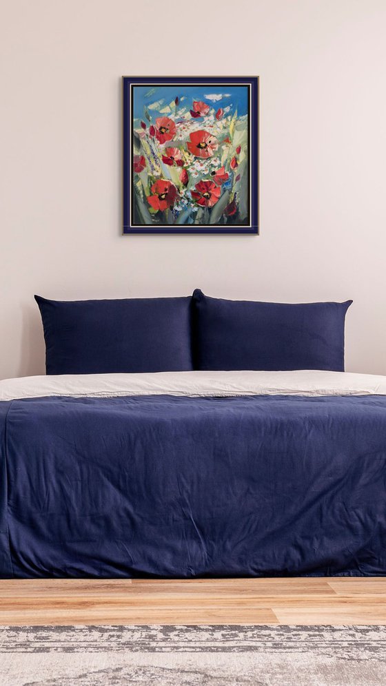 Poppies and Daisies Meadow