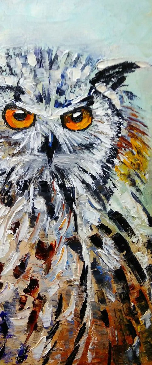 Wise owl by Yulia Berseneva