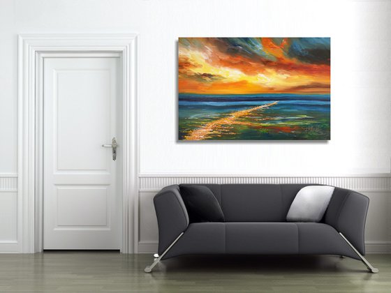 Romantic Evening Landscape D 2