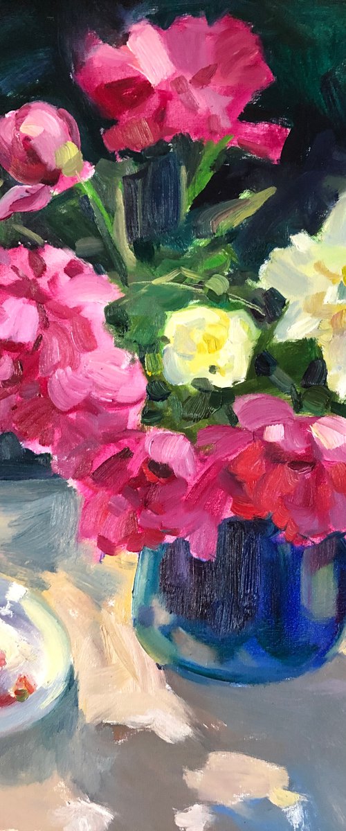 Peonies by Nataliia Nosyk