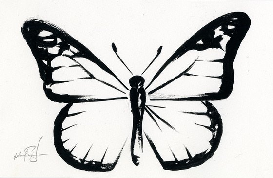 Brushstroke Butterfly 2019-4