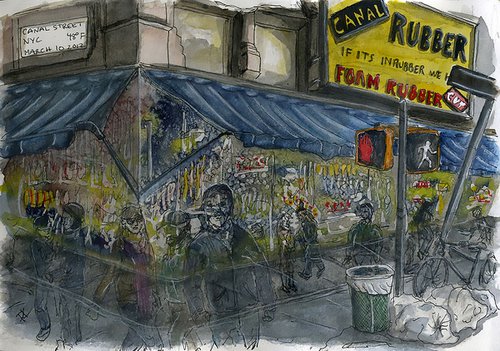 Canal Rubber, Canal Street, NYC by Peter Koval